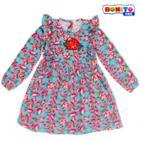 20-112301 "РОЗОЧКИ" Платье, 2-6 лет, ментоловый 20-112301 "РОЗОЧКИ" Платье, 2-6 лет, ментоловый